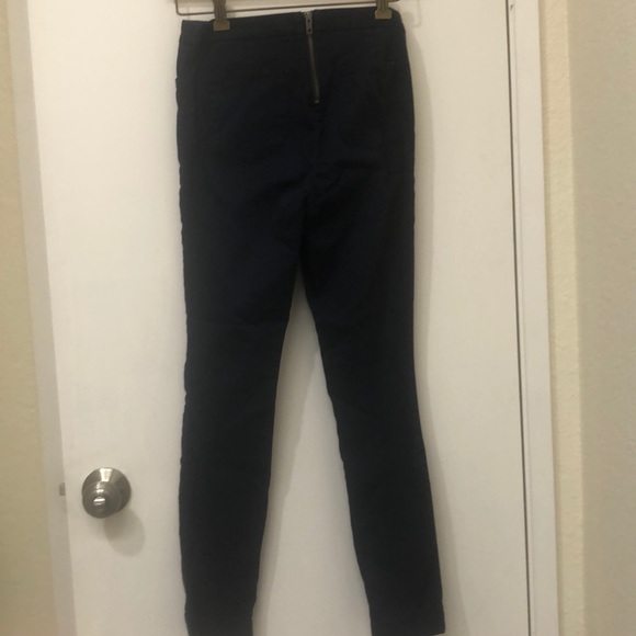 J.Crew Dannie Fit Navy Khaki Pants - Back zip - Picture 4 of 7